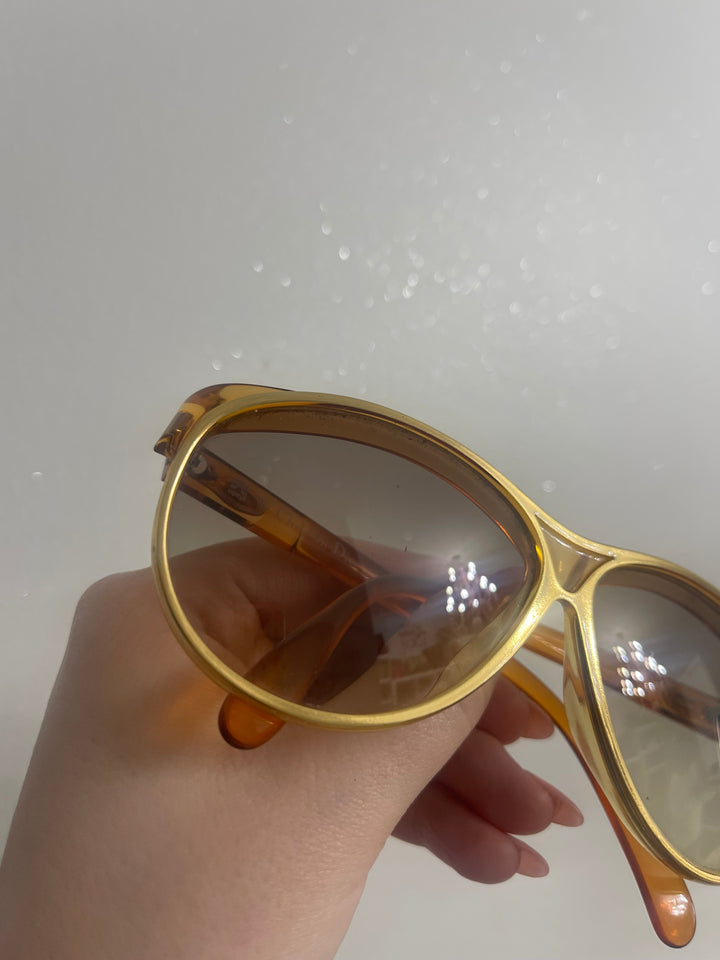 Christian Dior Gold Sunglasses