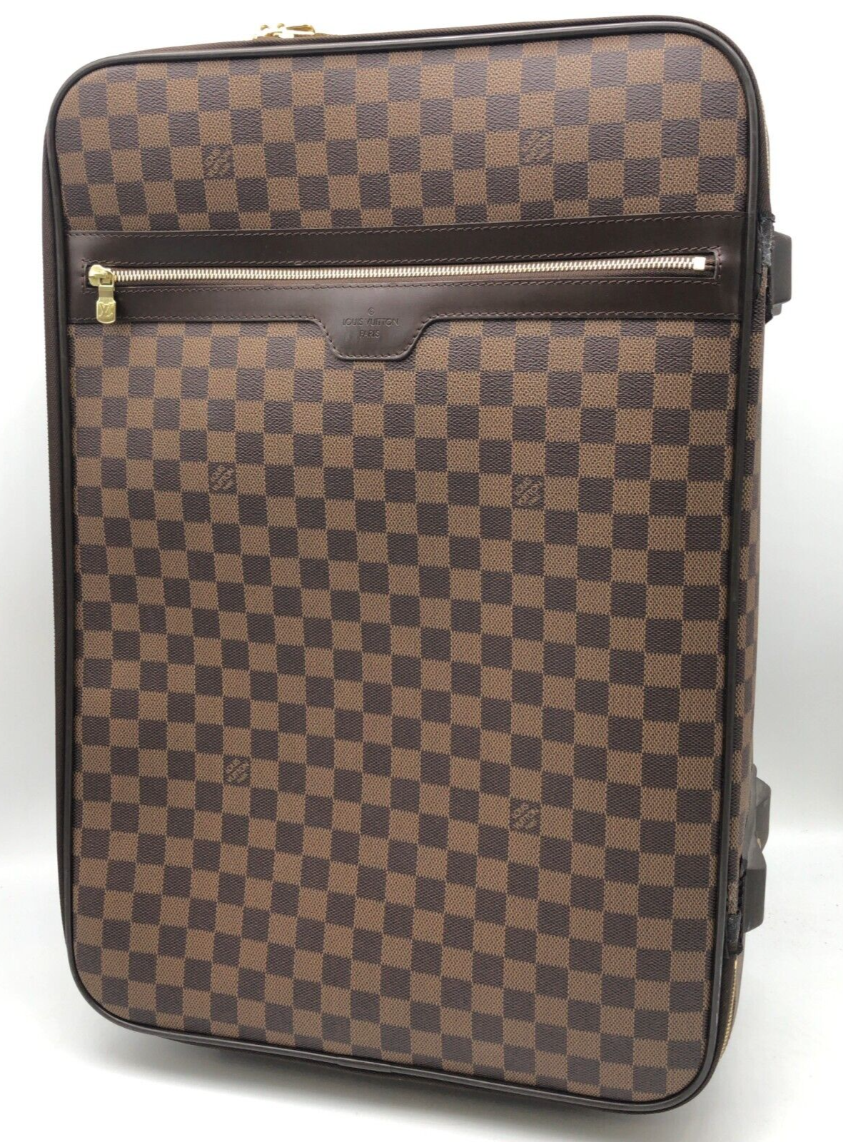 LOUIS VUITTON Damier Ebene Pegase 55 Travel Suitcase (Beautiful