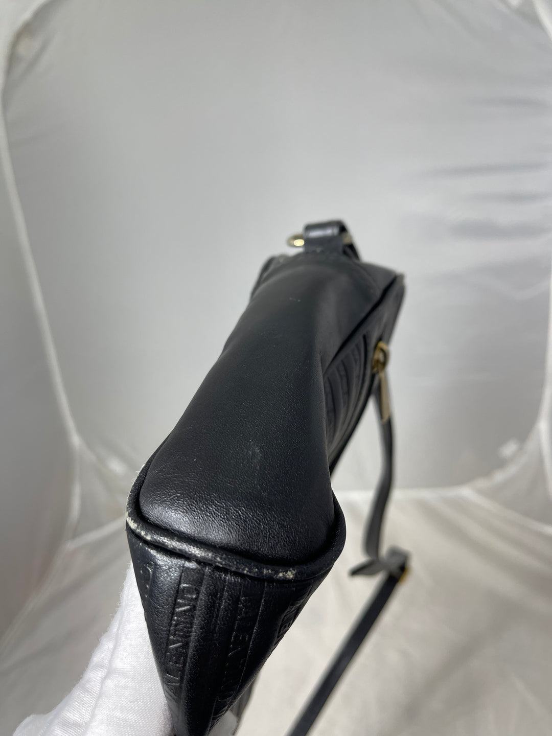 Valentino medium size black leather crossbody