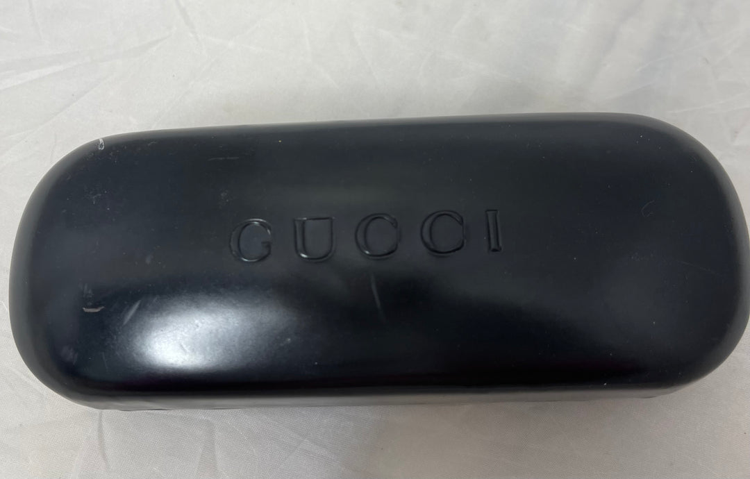 Gucci black & brown sunglasses with case