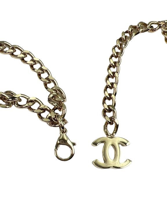 Coco Chanel Gold Tone Chain Belt